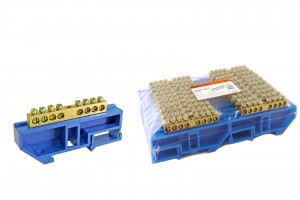 TDM шина нул. с изолят. на DIN-рейку 6х9мм стойка бол. 8 отв. (20!) SQ0801-0027