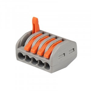 Jazzway клемма СМК 222-415 с рычагом 5х(0,08-2,5(4)мм2) 32А, PTC-5P (BL5, цена за шт) 5050761