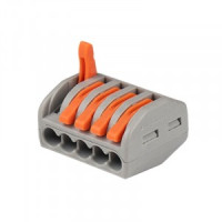 Jazzway клемма СМК 222-415 с рычагом 5х(0,08-2,5(4)мм2) 32А, PTC-5P (BL5, цена за шт) 5050761