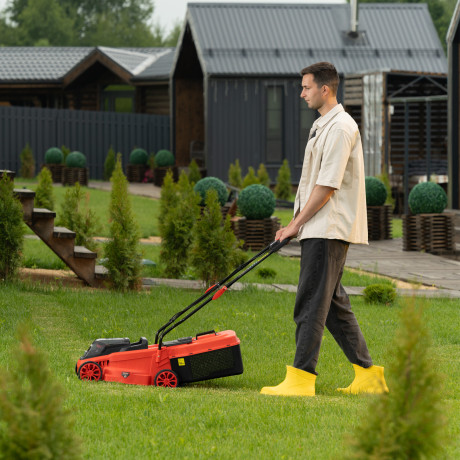 Газонокосилка аккумуляторная бесщеточная CLM-320, 320 мм, травосб. 30 л, Li-Ion, 20 В MTX