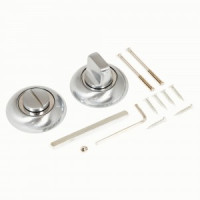 Сантехническая завертка к ручкам АЛЛЮР АРТ BK-R1 SC(3192) круглая мат.хром (100,10)