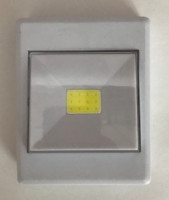 СТАРТ ночник PL-1LED-COB (3xR03 не в компл.) пластик/белый, пушлайт d=100