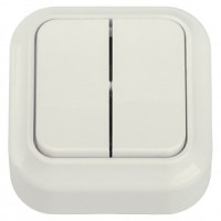 Bylectrica Вариант выкл. 2 кл. ОУ 10А (корп. ABS) бежевый А510-2102