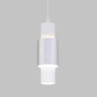 EUROSVET св-к подвесной св-к св/д IP20 4200K 4K 13W 900lm 60х60 серебро/белый Bento 50204/1 a051716