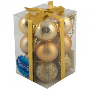 Набор шаров PB4-12SMB-G, 12 шт., 4 см Волшебная страна