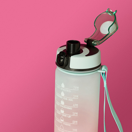 SILAPRO MAX Бутылка спортивная с замком, LOTUS-EGGSHELL BLUE, 550мл, РС