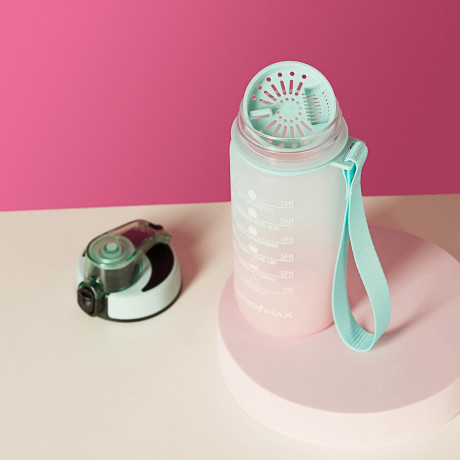 SILAPRO MAX Бутылка спортивная с замком, LOTUS-EGGSHELL BLUE, 550мл, РС