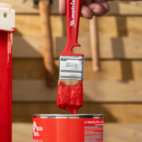 Кисть флейцевая "Эмали" Color Line  35 х 10 мм Matrix