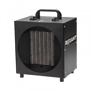 REXANT Тепловая пушка электрическая, 5кВт 153м3/ч квадрат., PTC, металл, черный 60-0009