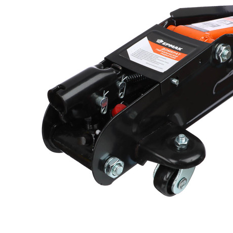 ЕРМАК Домкрат гидравлический подкатной 2 т, высота подъема 125-300мм