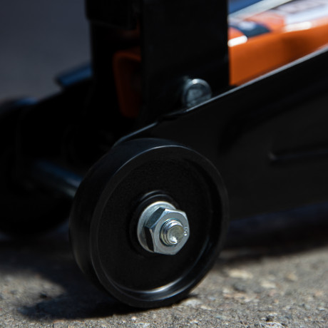 ЕРМАК Домкрат гидравлический подкатной 2 т, высота подъема 125-300мм