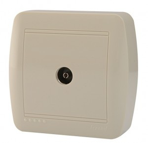 Lezard DEMET роз. ОУ 1 мест. TV (проходн.) крем (основание PBT, корпус PC) 711-0300-129