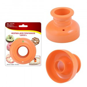 Форма д/пончиков "Круг", 8,5*6см (кратность 6шт!!!), пластик VL8-81 Мультидом
