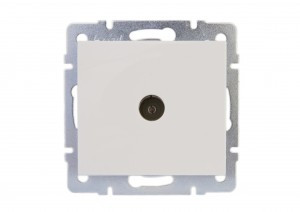 Lezard RAIN мех. роз. TV оконечная СУ 1 мест. бел. (корпус PC) 703-0288-130