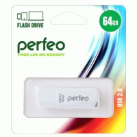 Флэш-диск USB 64GB Perfeo Perfeo C10 White