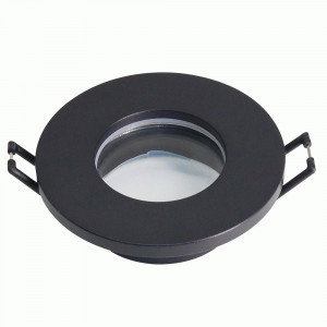 Feron cв-к встр. под лампу MR16 GU5.3, черный IP44 83х25 DL3114 51367