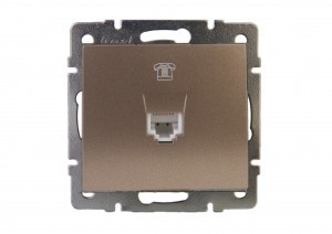 Lezard RAIN мех. роз. телеф. СУ 1 мест. бронза матовый (корпус PC) 703-3188-137