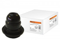 TDM патрон E27 с кольцом черный 4А (без наклейки) (50!) SQ0335-0012