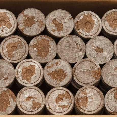 Торфоперегнойные таблетки Turbo (44мм)Цена за КОРОБКУ х384шт.