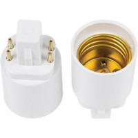 Ecola переходник с цоколя G24q на E27 Белый G24Q7WEAY (12!)