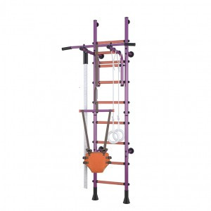 Детский спортивный комплекс Polini Sport Turbo, пристенный, фиолетовый (мест 1)