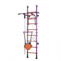 Детский спортивный комплекс Polini Sport Turbo, пристенный, фиолетовый (мест 1)