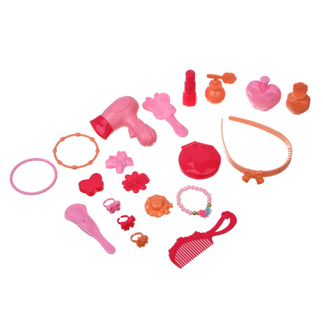 ИГРОЛЕНД Набор игровой "Профессии мини" стилист, PP, ABS, 28х7х45 см, 46 предм.