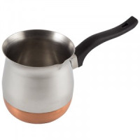 Кофеварка стальная с медным дном CW-1000C (турка/молочник), 1000мл, 985215 Mallony